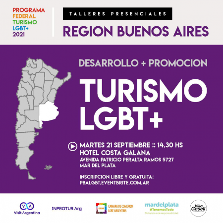 Jornada de Turismo LGBTQ+ :: BUENOS AIRES :: Programa Federal Turismo LGBT+