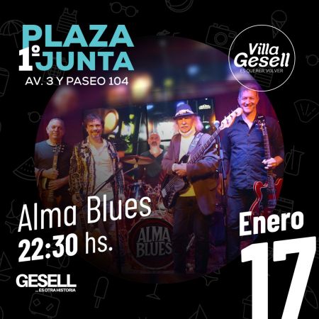 Villa Gesell vibra al ritmo del Rock y el Blues en la hist&oacute;rica Plaza Primera Junta